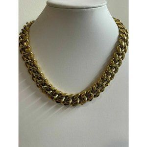 HarlemBling 14k Gold Over Stainless Steel Chain